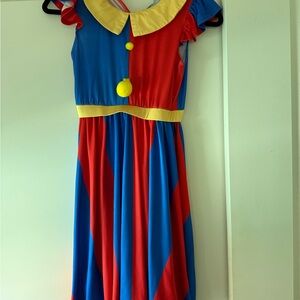 Colorful Clown Kids Costume